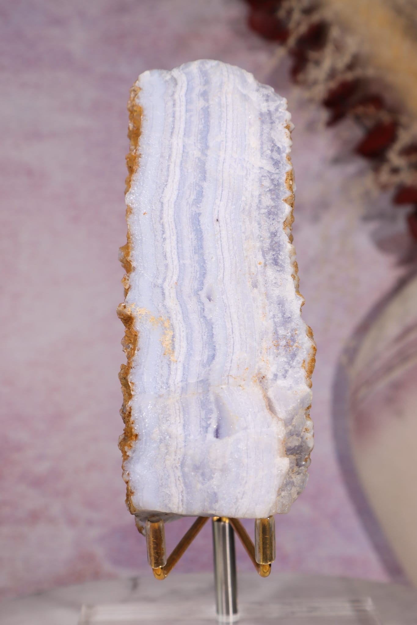 Blue Lace Agate Specimen | 11cm | Namibia Specimen Tali & Loz Crystals