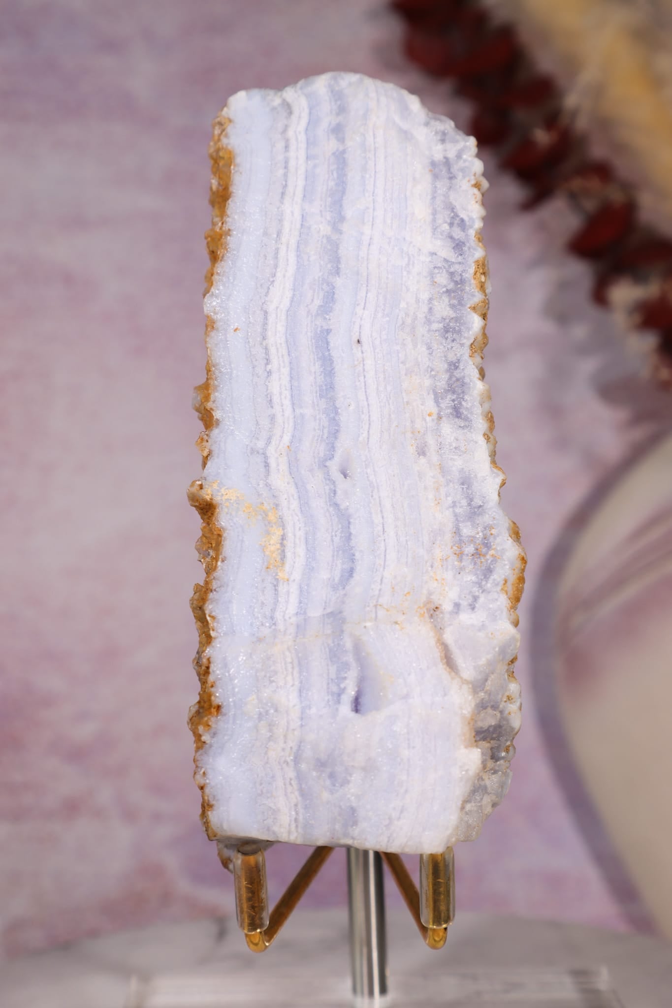 Blue Lace Agate Specimen | 11cm | Namibia Specimen Tali & Loz Crystals
