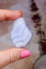 Blue Lace Agate Tumblestones | South Africa Tumblestones Tali & Loz Crystals