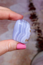 Blue Lace Agate Tumblestones | South Africa Tumblestones Tali & Loz Crystals
