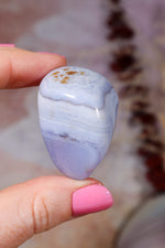 Blue Lace Agate Tumblestones | South Africa Tumblestones Tali & Loz Crystals