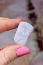 Blue Lace Agate Tumblestones | South Africa Tumblestones Tali & Loz Crystals