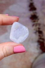 Blue Lace Agate Tumblestones | South Africa Tumblestones Tali & Loz Crystals