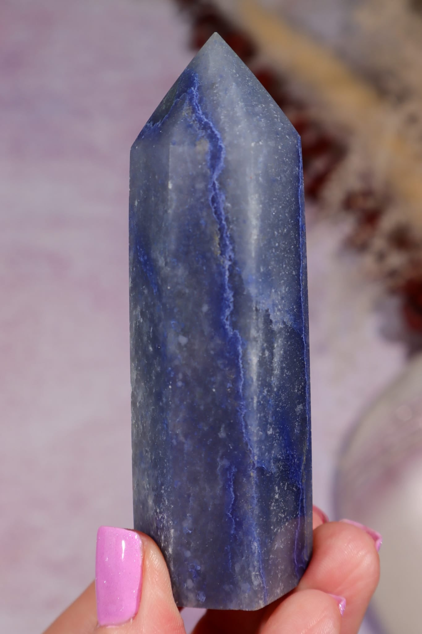 Blue Quartz Tower | 93mm | Brazil Towers Tali & Loz Crystals