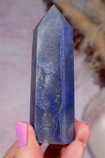 Blue Quartz Tower | 93mm | Brazil Towers Tali & Loz Crystals