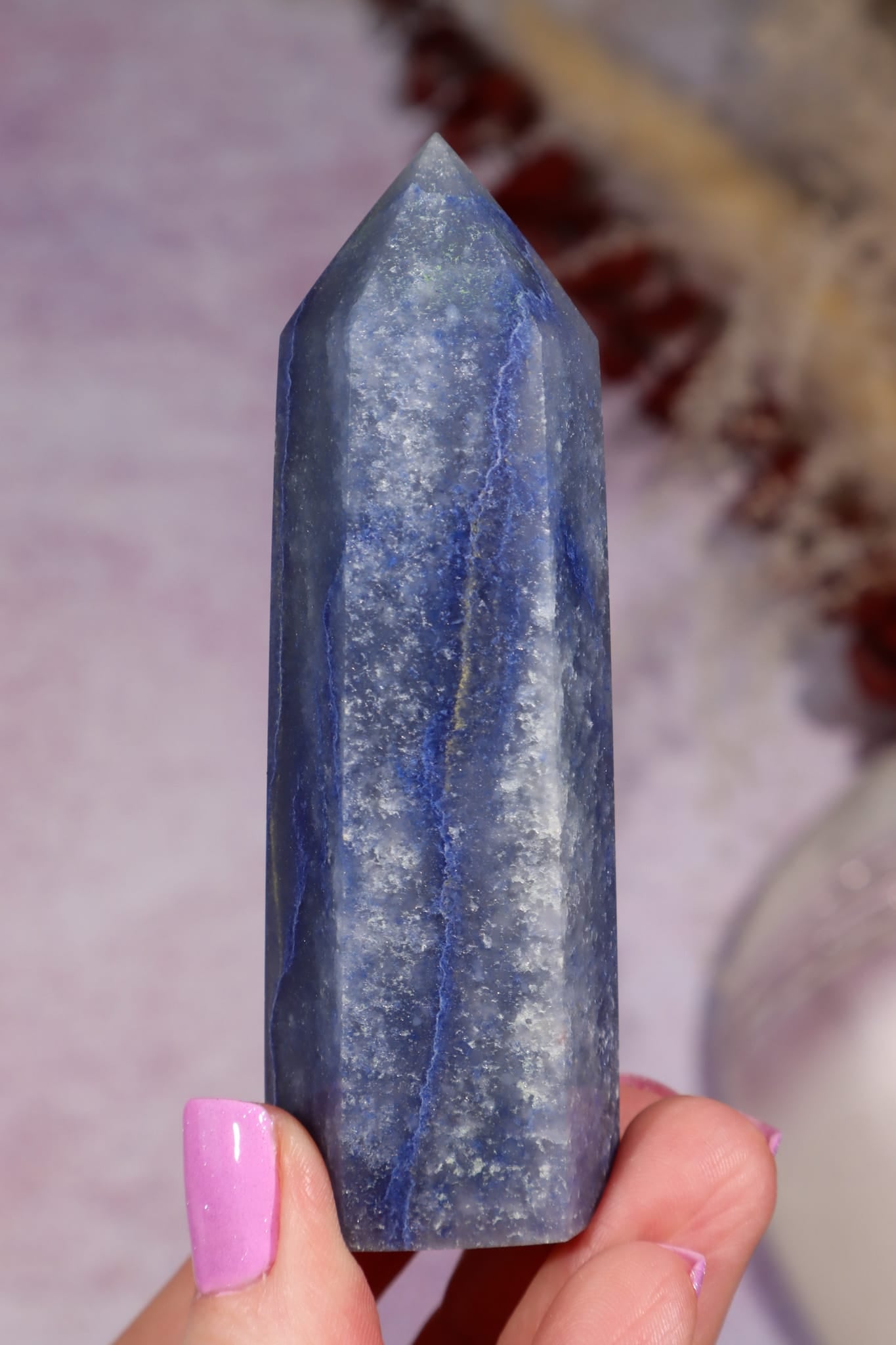 Blue Quartz Tower | 93mm | Brazil Towers Tali & Loz Crystals