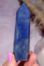 Blue Quartz Tower | 93mm | Brazil Towers Tali & Loz Crystals