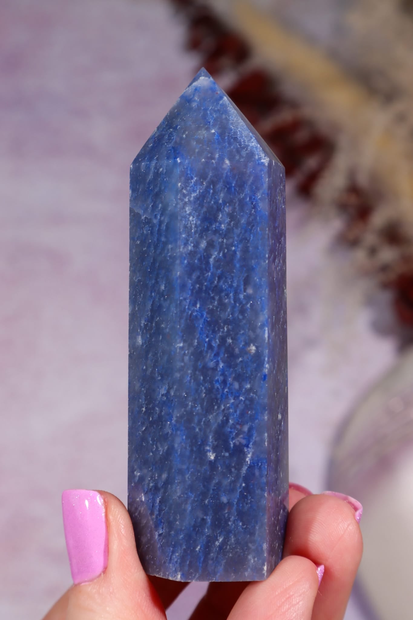 Blue Quartz Tower | 93mm | Brazil Towers Tali & Loz Crystals