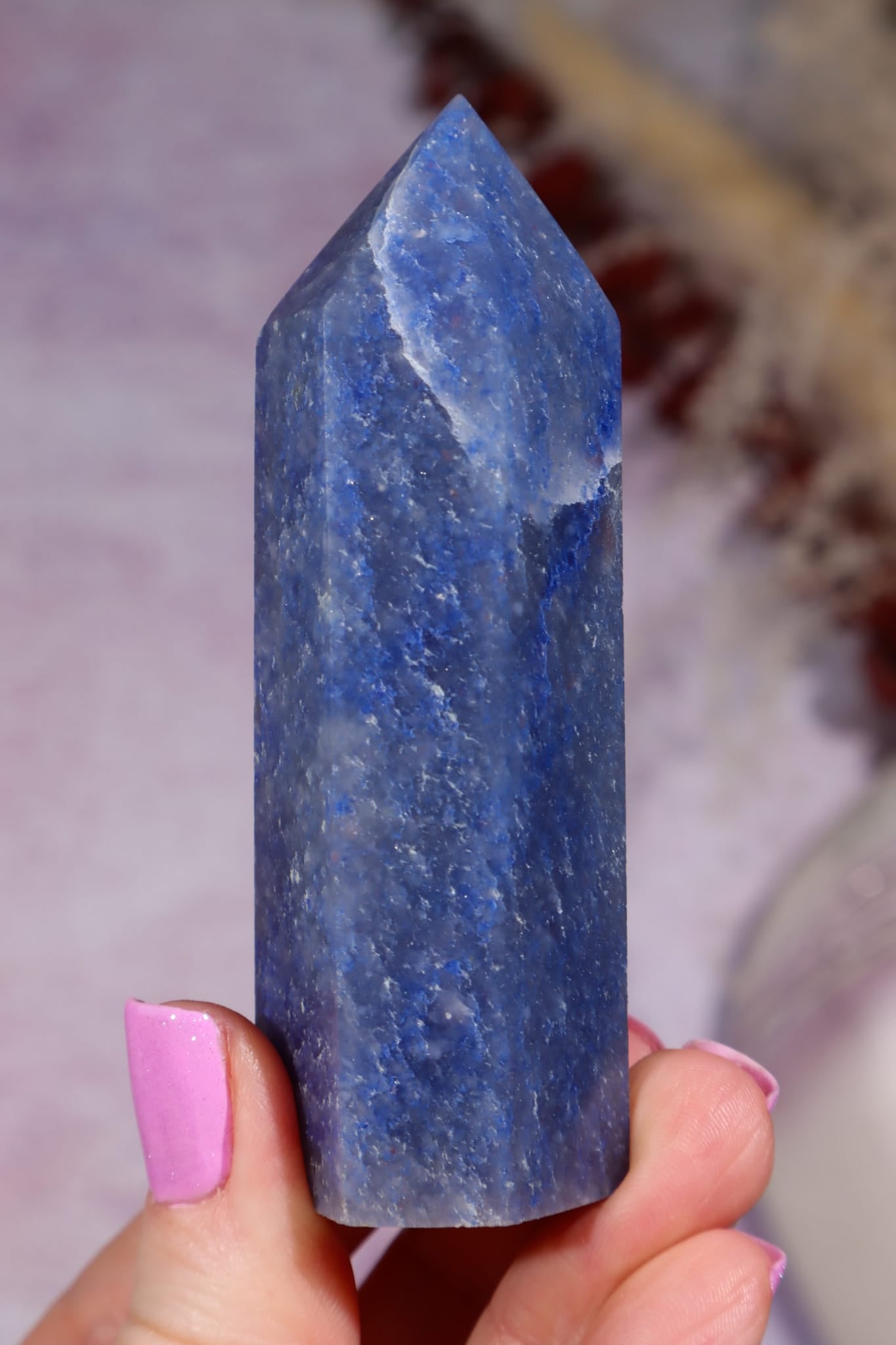 Blue Quartz Tower | 93mm | Brazil Towers Tali & Loz Crystals