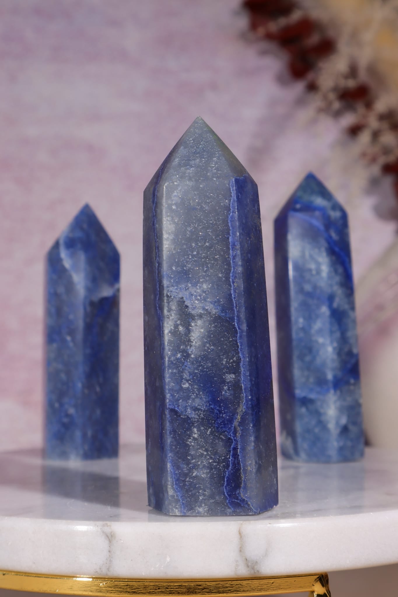 Blue Quartz Tower | 93mm | Brazil Towers Tali & Loz Crystals
