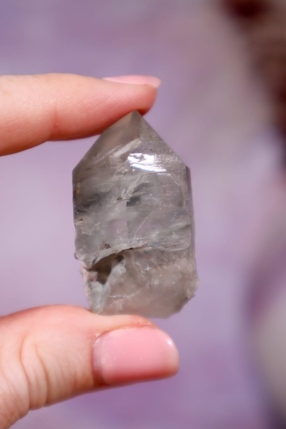 Blue Tara Quartz Point | 4 cm | Brazil Quartz Tali & Loz Crystals