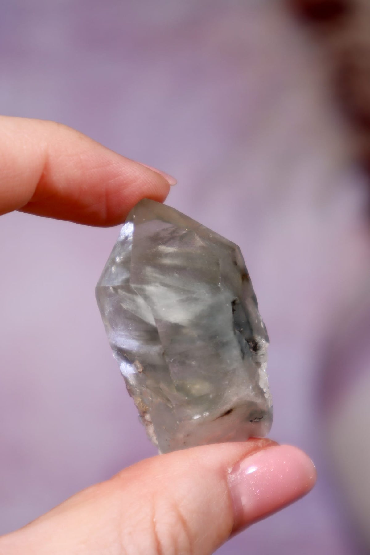Blue Tara Quartz Point | 4 cm | Brazil Quartz Tali & Loz Crystals