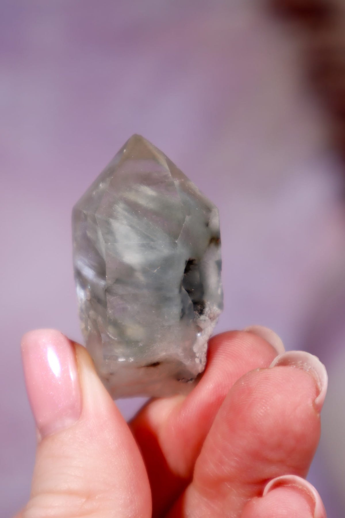 Blue Tara Quartz Point | 4 cm | Brazil Quartz Tali & Loz Crystals