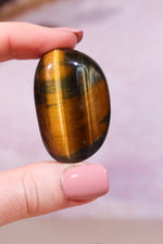 Blue Tigers Eye Pebble 4cm - Tali & Loz Crystals