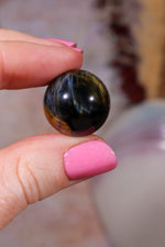 Blue Tigers Eye Sphere | Small 18-22mm Spheres Tali & Loz Crystals