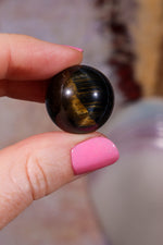 Blue Tigers Eye Sphere | Small 18-22mm Spheres Tali & Loz Crystals