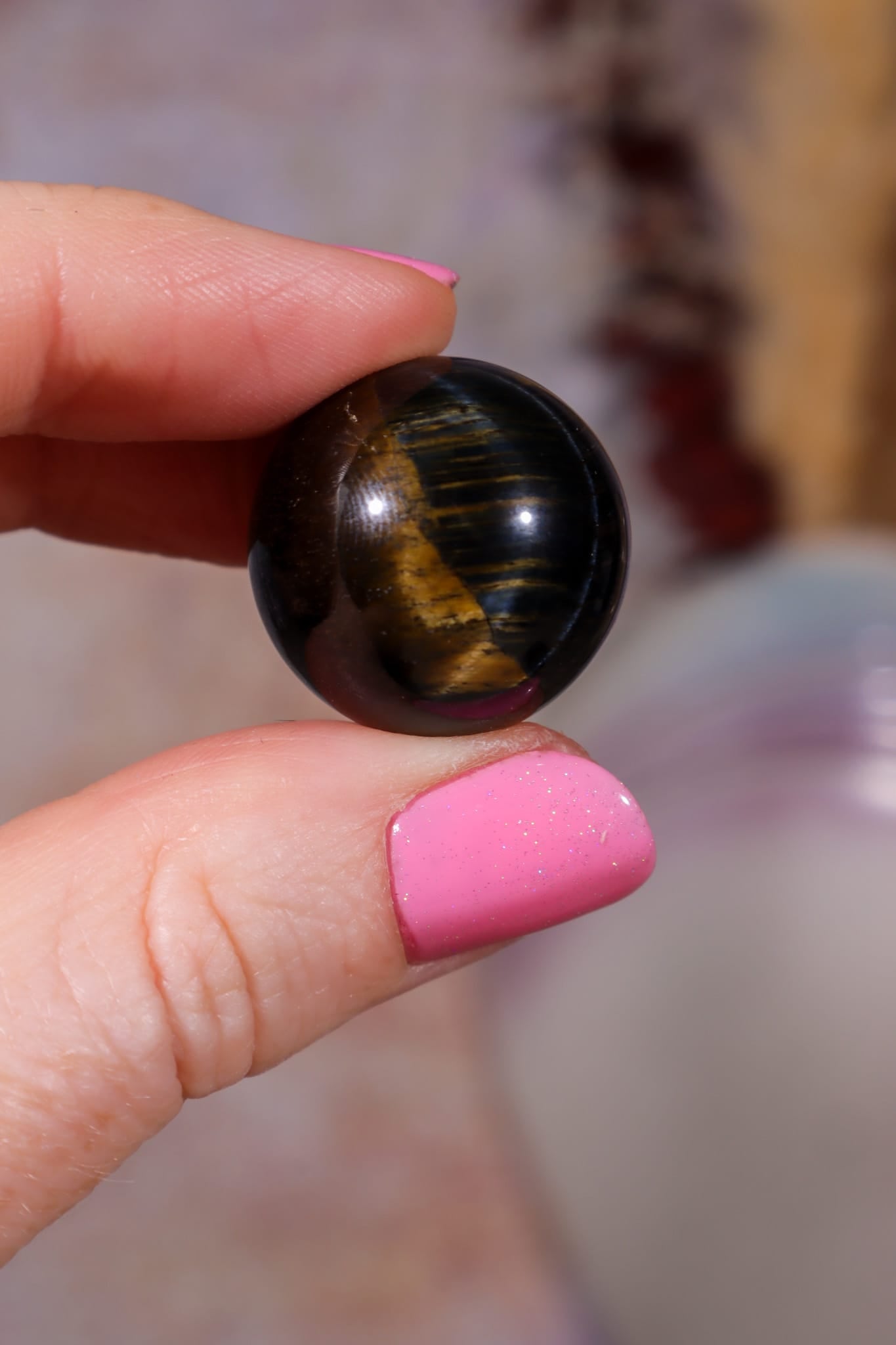Blue Tigers Eye Sphere | Small 18-22mm Spheres Tali & Loz Crystals