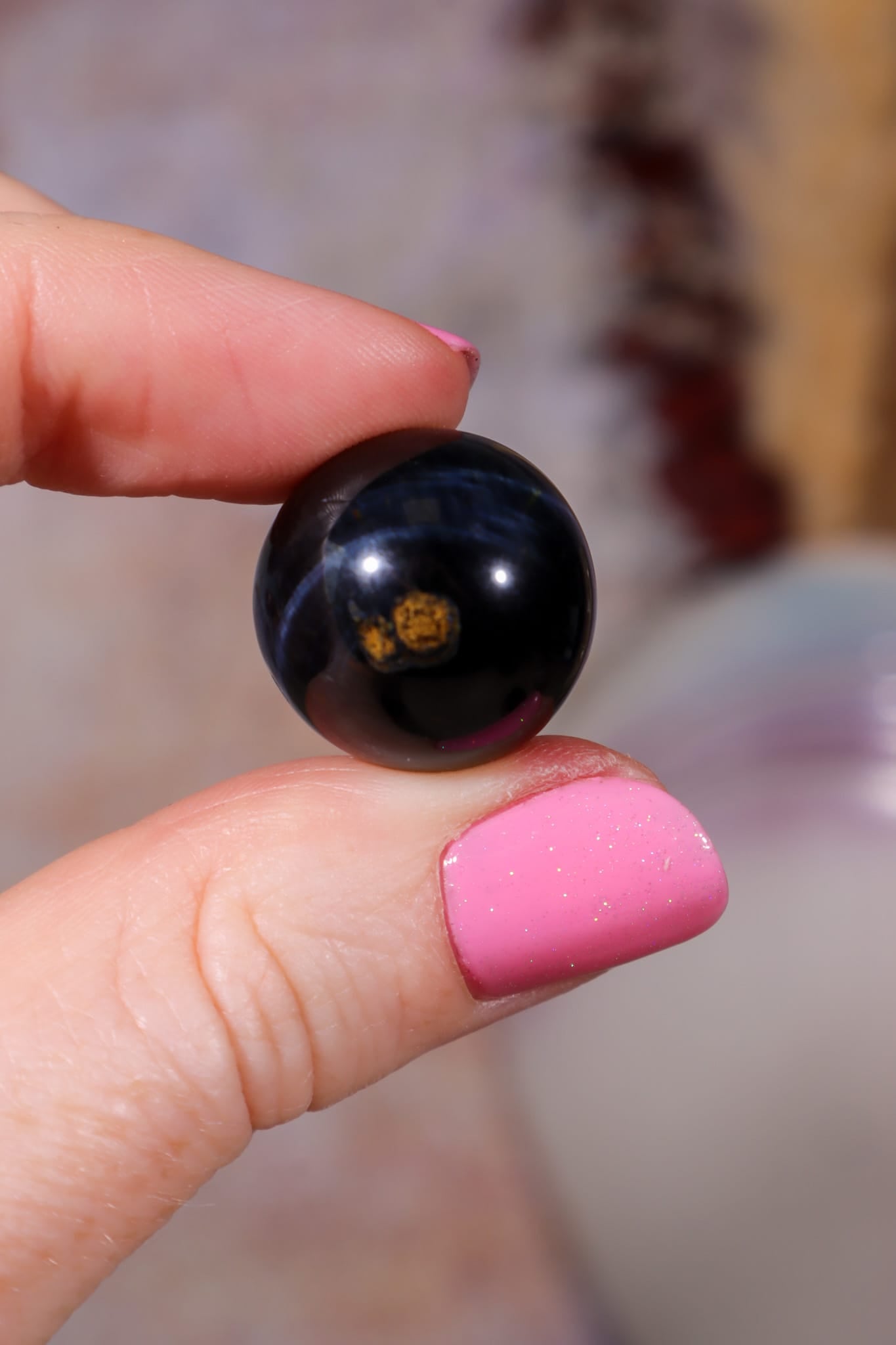 Blue Tigers Eye Sphere | Small 18-22mm Spheres Tali & Loz Crystals