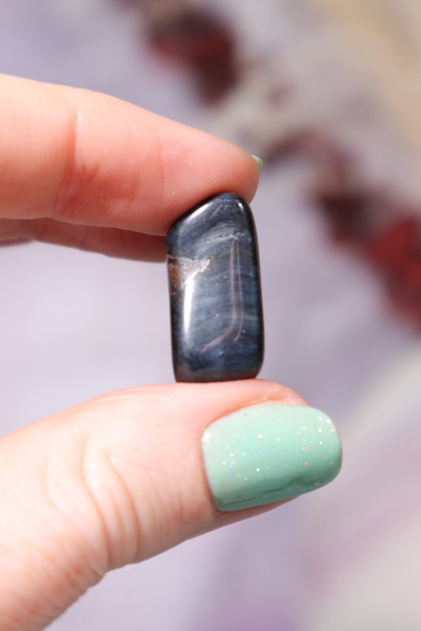 Blue Tigers Eye Tumblestones 20-30mm Tumblestones Tali & Loz Crystals