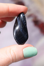 Blue Tigers Eye Tumblestones 20-30mm Tumblestones Tali & Loz Crystals