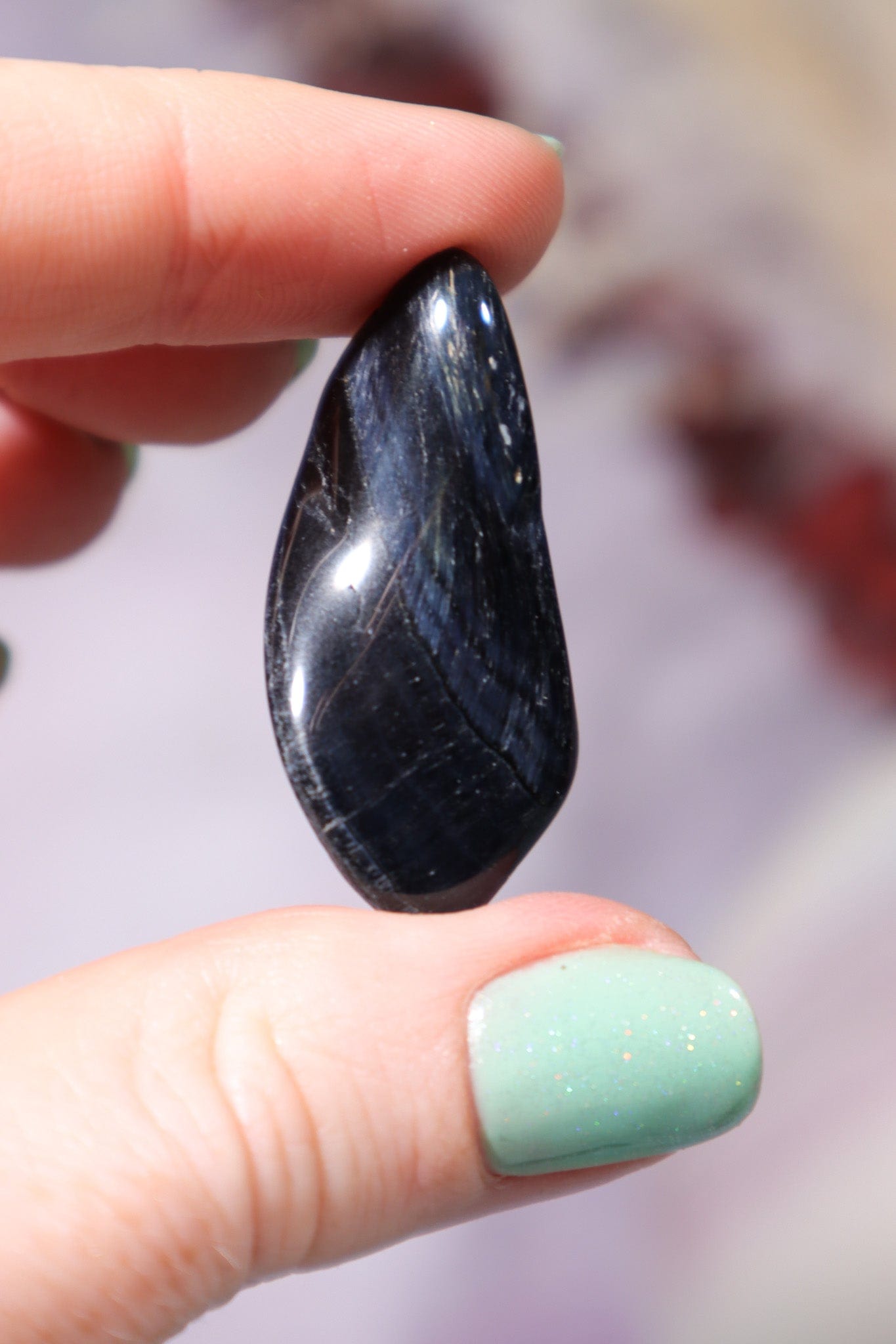 Blue Tigers Eye Tumblestones 20-30mm Tumblestones Tali & Loz Crystals