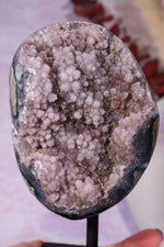 Botryoidal Flower Amethyst On Custom Stand 0.5KG Specimen Tali & Loz Crystals