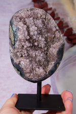 Botryoidal Flower Amethyst On Custom Stand 0.5KG Specimen Tali & Loz Crystals