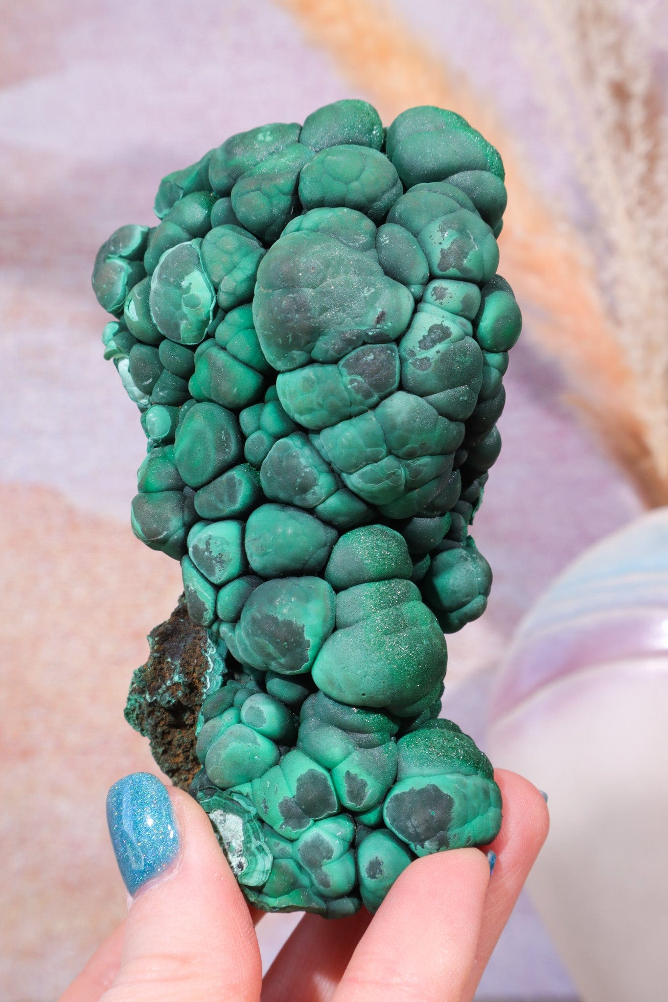 Botryoidal Malachite Specimen, Sold As Seen Freeforms Tali & Loz