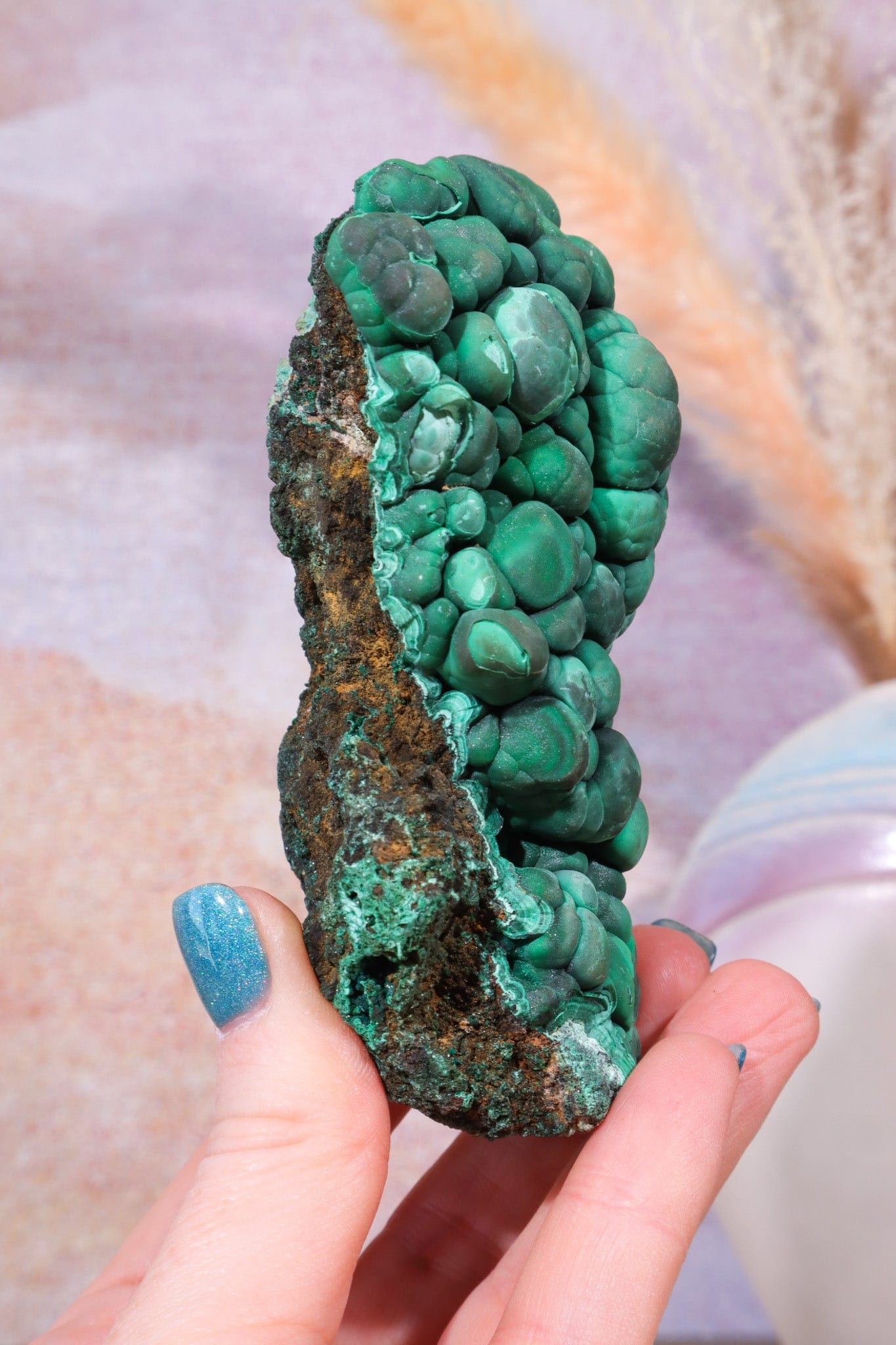 Botryoidal Malachite Specimen, Sold As Seen Freeforms Tali & Loz