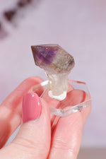 Brandberg Amethyst and Rutile Scepter 3cm - Tali & Loz Crystals