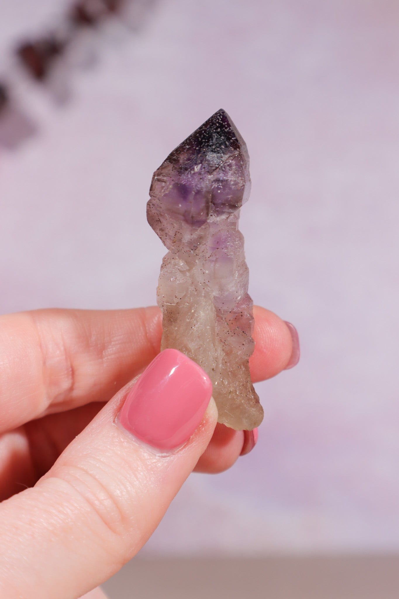 Brandberg Amethyst Elestial Scepter 5cm - Tali & Loz Crystals