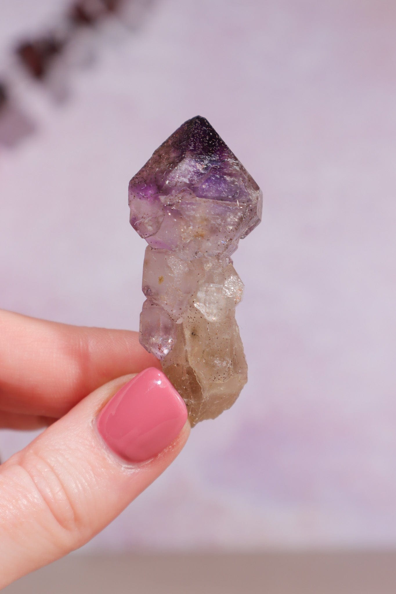 Brandberg Amethyst Elestial Scepter 5cm - Tali & Loz Crystals