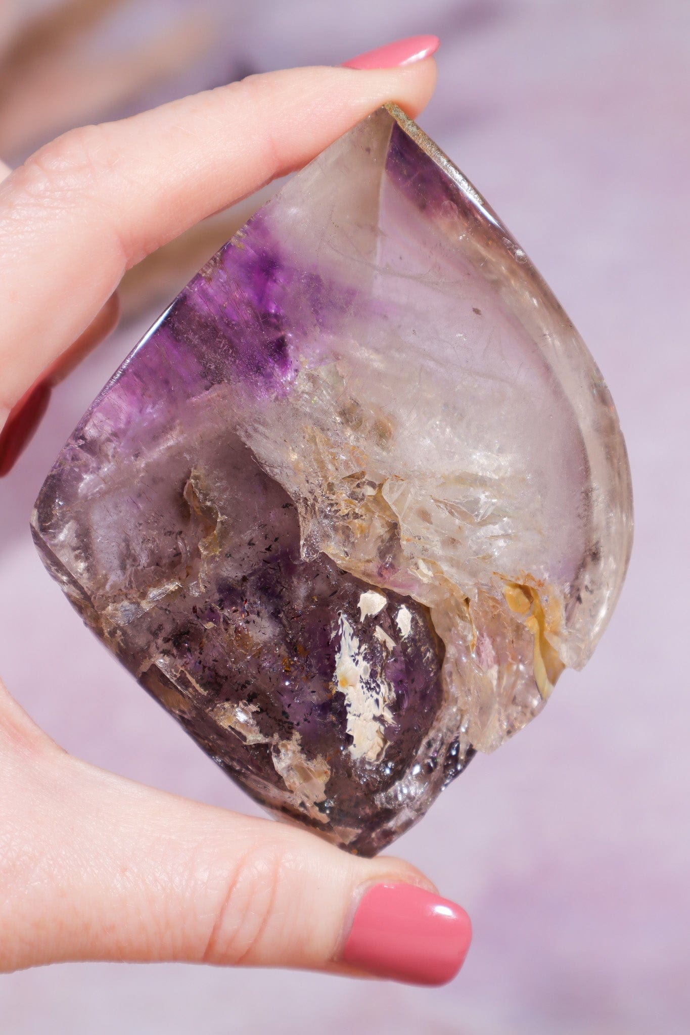 Brandberg Amethyst Fenster Freeform 186gr - Tali & Loz Crystals