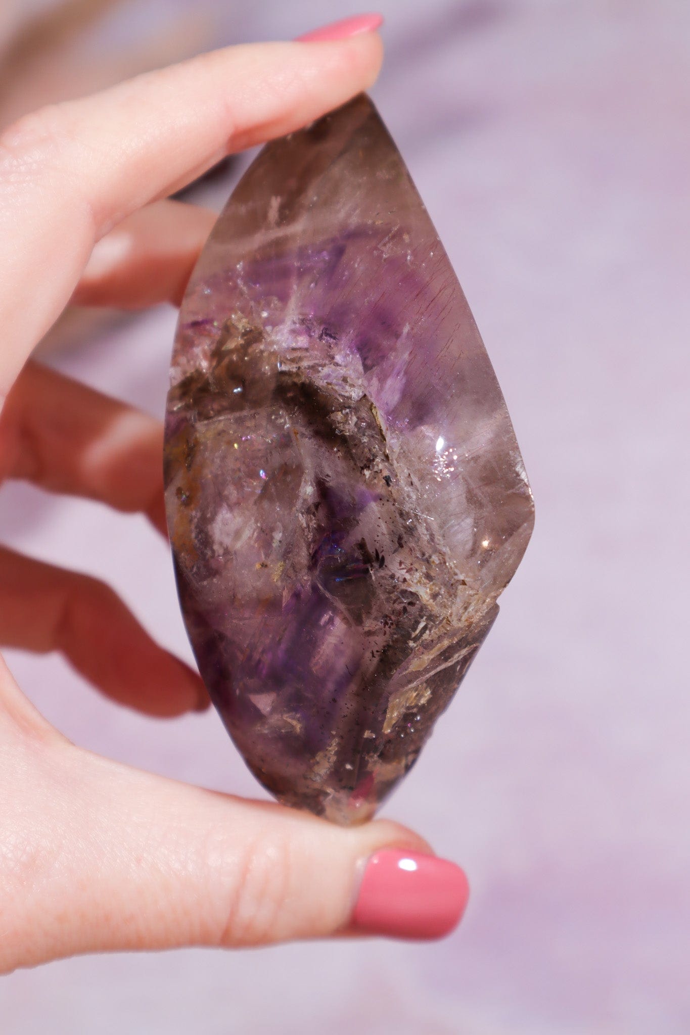 Brandberg Amethyst Fenster Freeform 186gr - Tali & Loz Crystals
