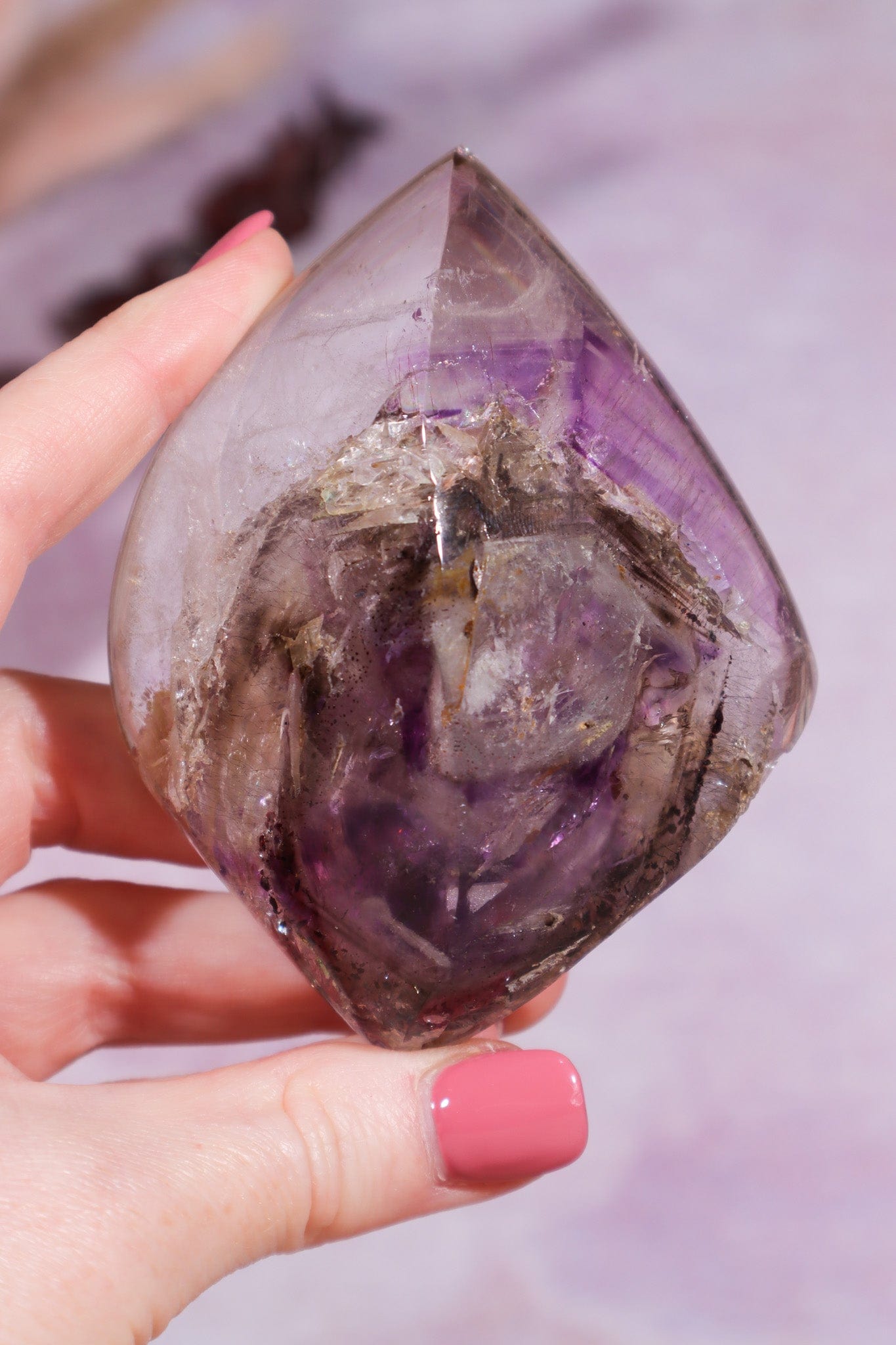 Brandberg Amethyst Fenster Freeform 186gr - Tali & Loz Crystals