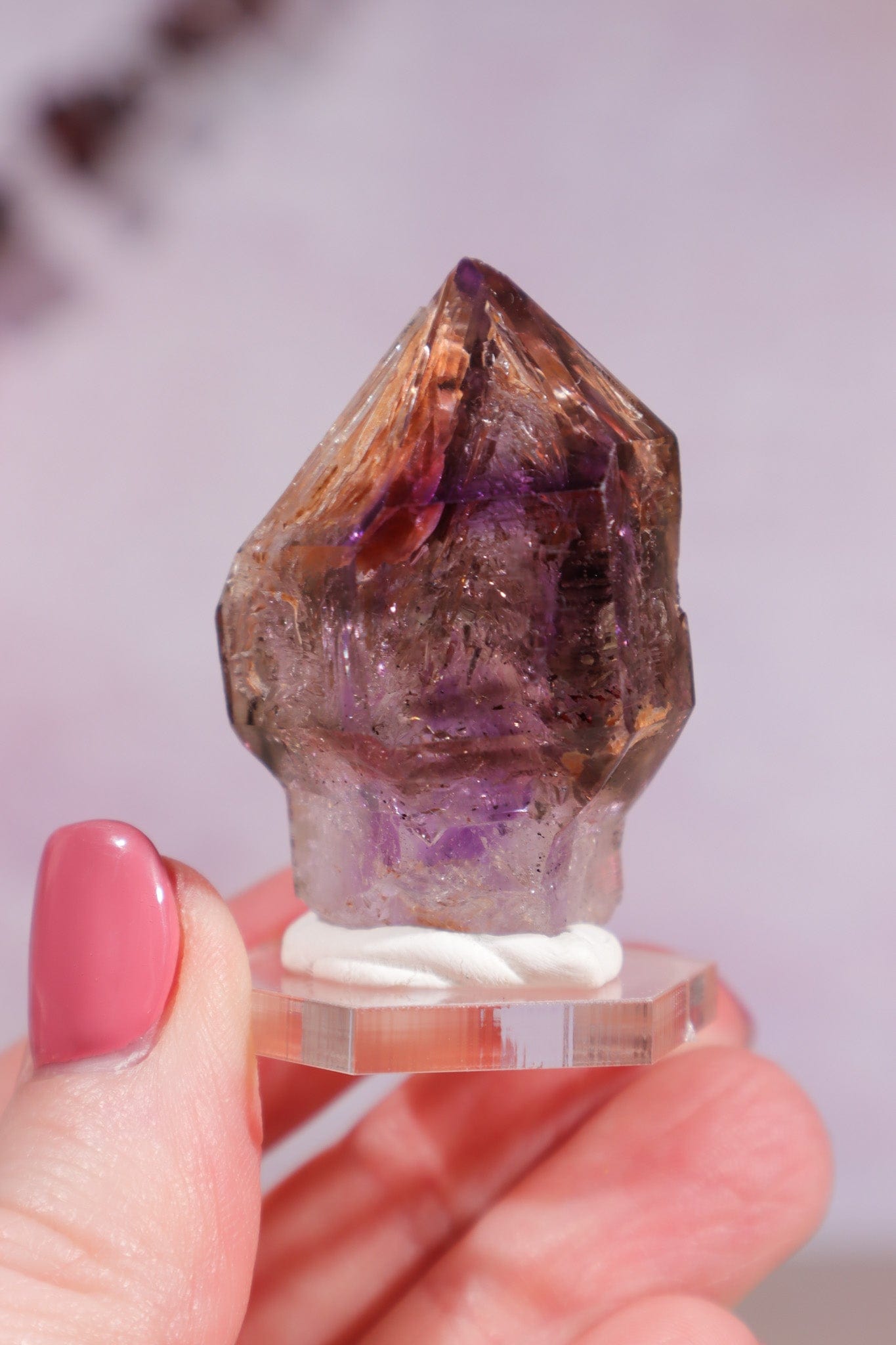 Brandberg Amethyst Fenster Scepter 4cm - Tali & Loz Crystals