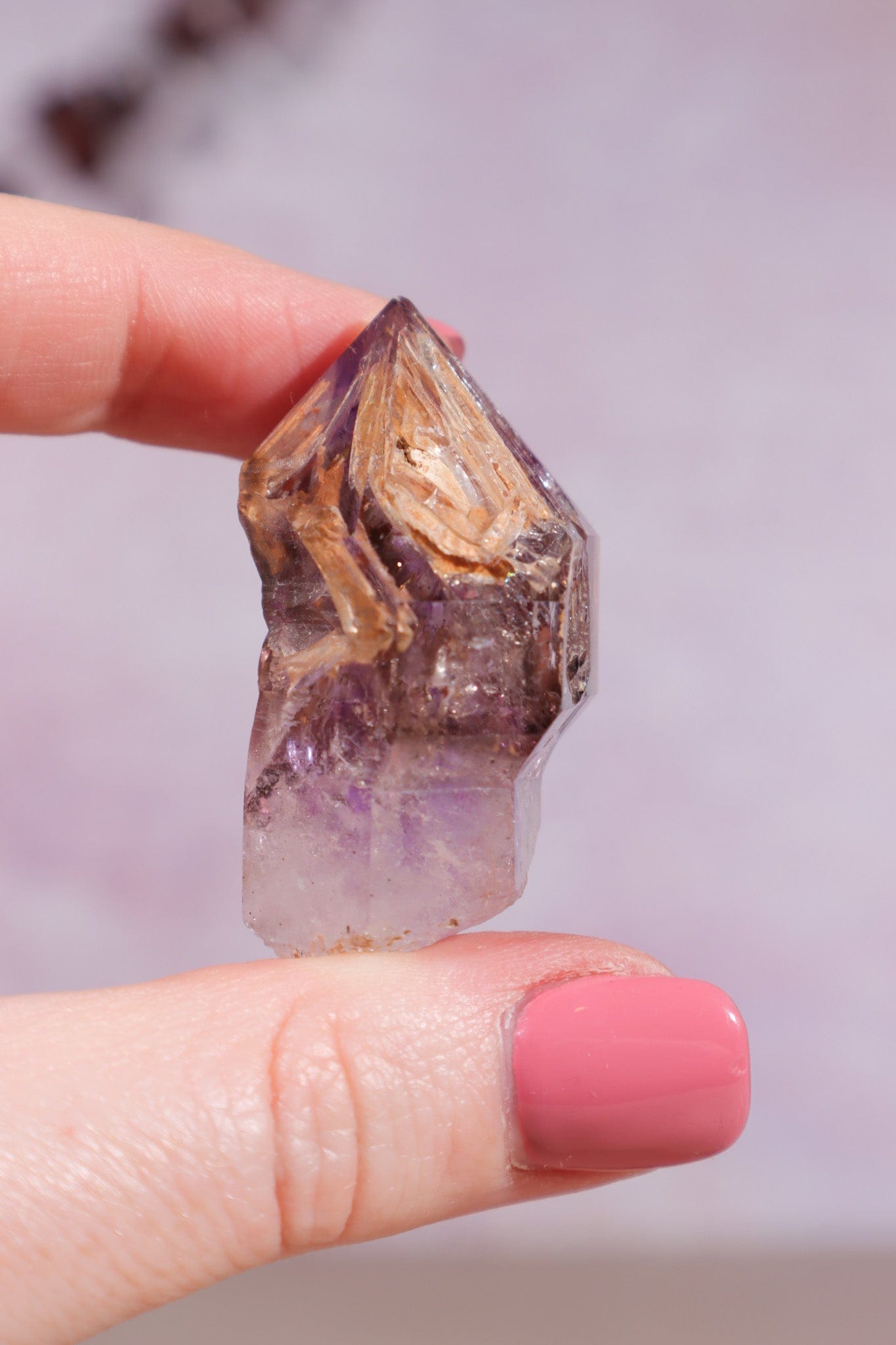 Brandberg Amethyst Fenster Scepter 4cm - Tali & Loz Crystals