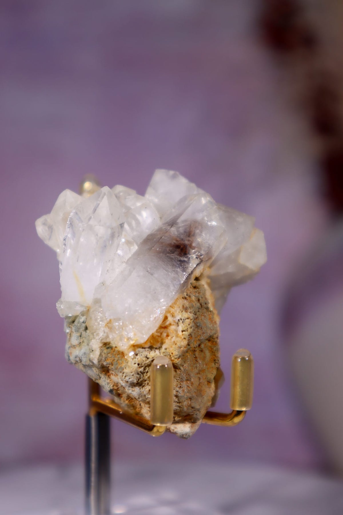 Brookite in Quartz Cluster | 5.9 cm | Pakistan Quartz Tali & Loz Crystals