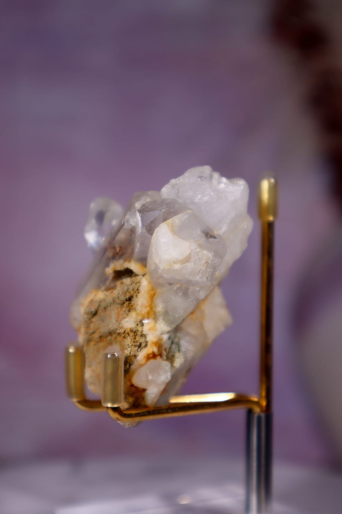 Brookite in Quartz Cluster | 5.9 cm | Pakistan Quartz Tali & Loz Crystals