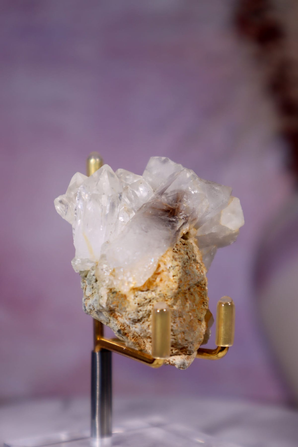 Brookite in Quartz Cluster | 5.9 cm | Pakistan Quartz Tali & Loz Crystals