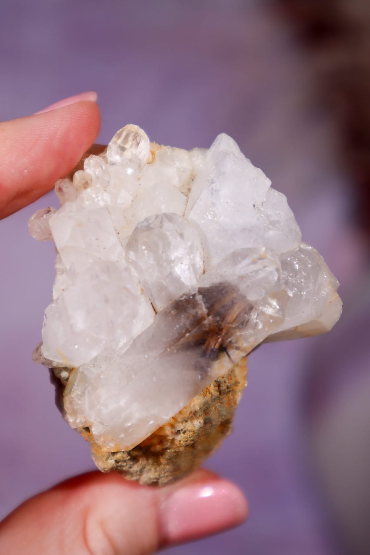 Brookite in Quartz Cluster | 5.9 cm | Pakistan Quartz Tali & Loz Crystals