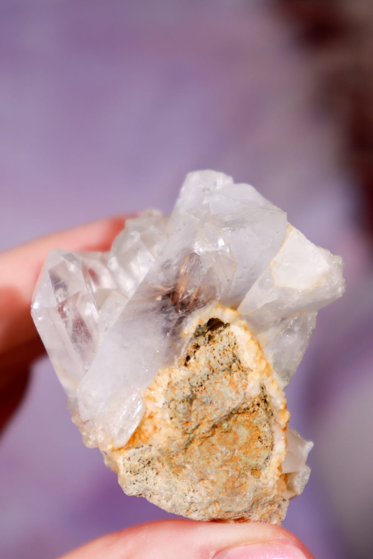 Brookite in Quartz Cluster | 5.9 cm | Pakistan Quartz Tali & Loz Crystals