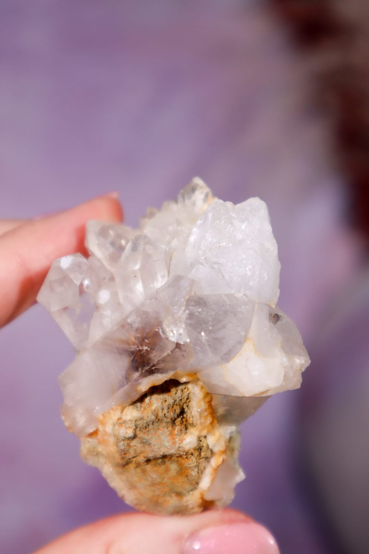 Brookite in Quartz Cluster | 5.9 cm | Pakistan Quartz Tali & Loz Crystals