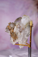 Brookite in Quartz with Chlorite Cluster | 7.3 cm | Pakistan Quartz Tali & Loz Crystals