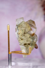 Brookite in Quartz with Chlorite Cluster | 7.3 cm | Pakistan Quartz Tali & Loz Crystals