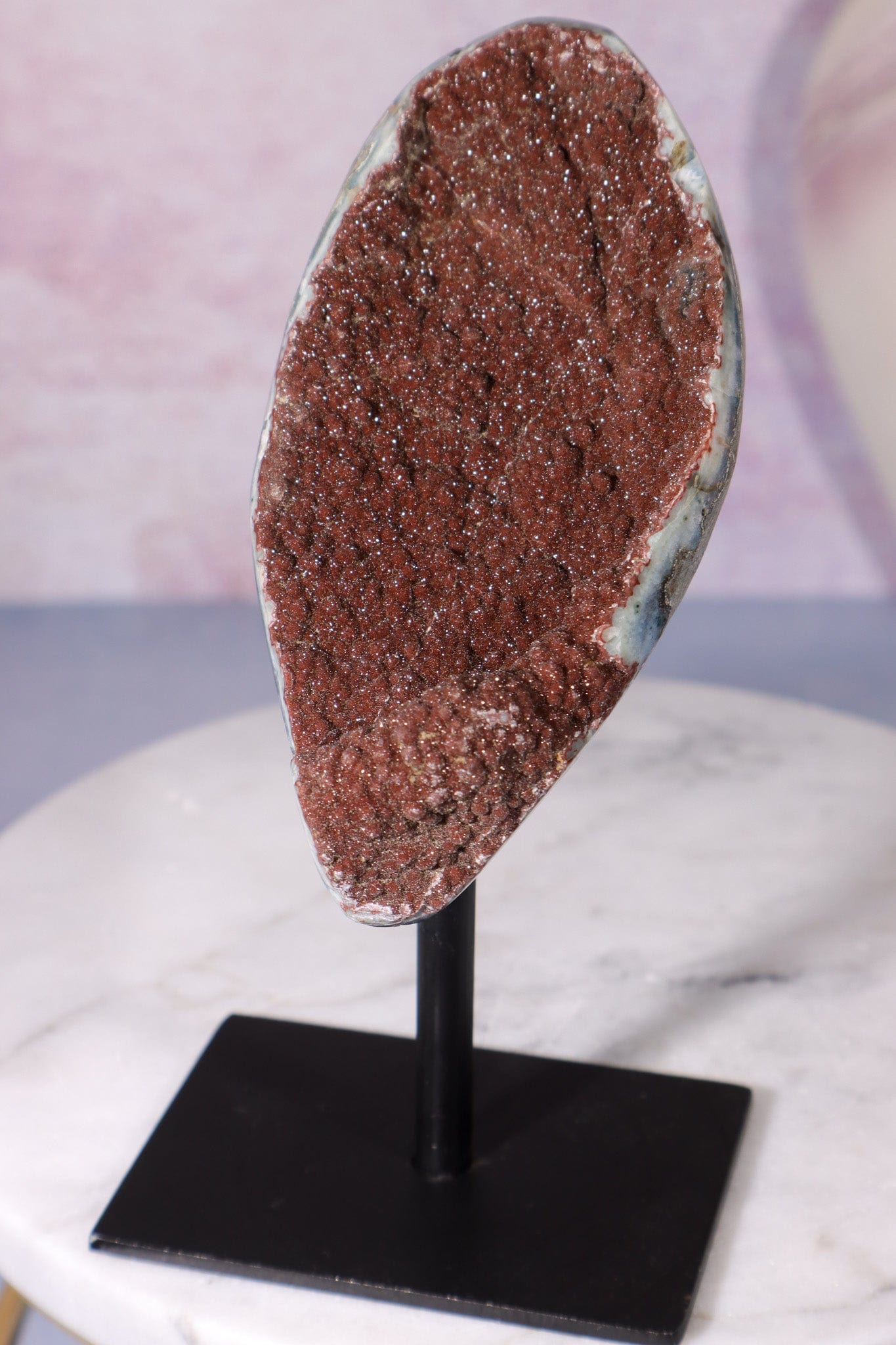 Brown Amethyst On Custom Stand 13.5cm Specimen Tali & Loz Crystals