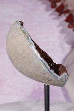 Brown Amethyst On Custom Stand 13.5cm Specimen Tali & Loz Crystals