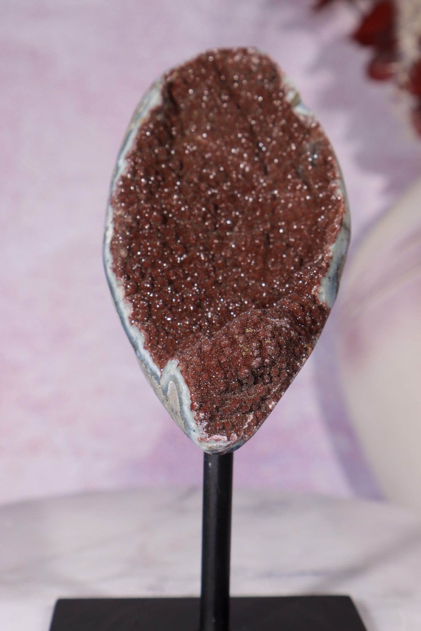 Brown Amethyst On Custom Stand 13.5cm Specimen Tali & Loz Crystals