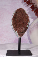 Brown Amethyst On Custom Stand 13.5cm Specimen Tali & Loz Crystals