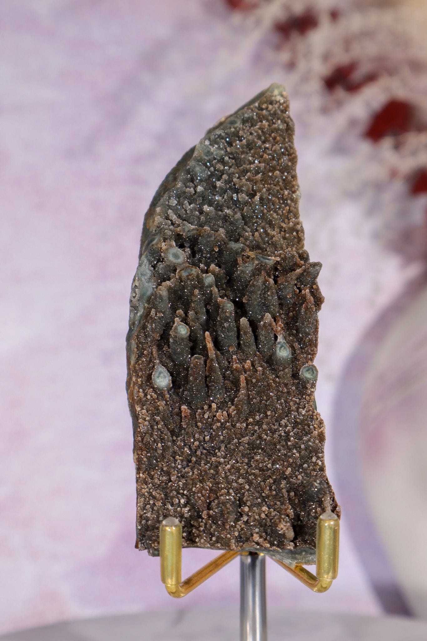 Brown Amethyst Stalactite Specimen 10cm Specimen Tali & Loz Crystals